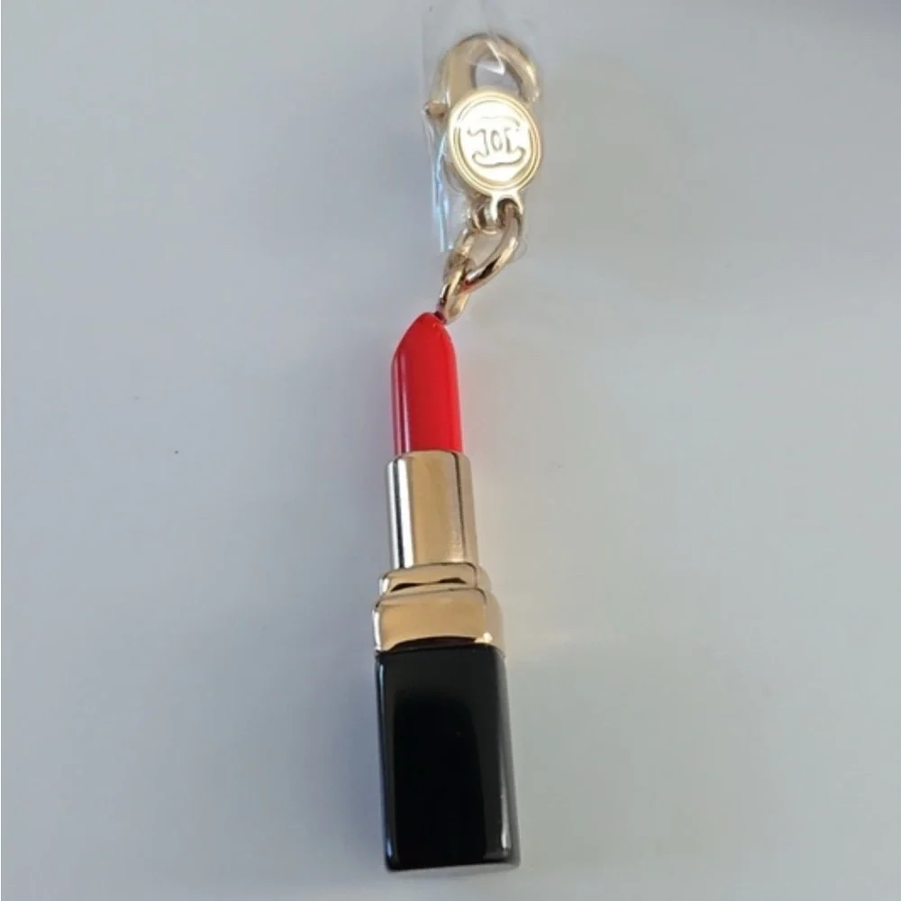 Chanel Rouge Coco Lipstick Keychain Charm in Red - Picture 5 of 5